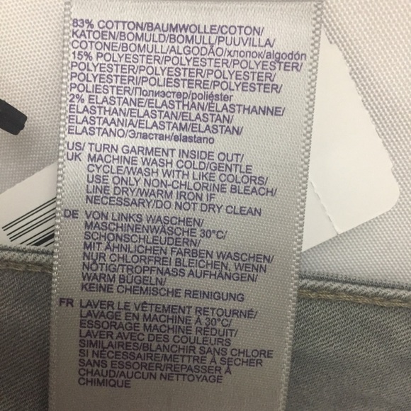 NYDJ Alina Ankle Jeans Grey Skinny Sz 4 - Picture 7 of 7